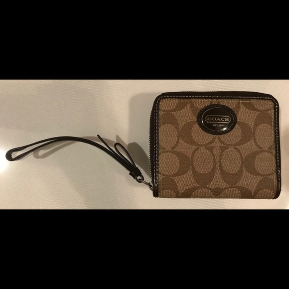 Coach Handbags - Coach Small Zip Around Wallet